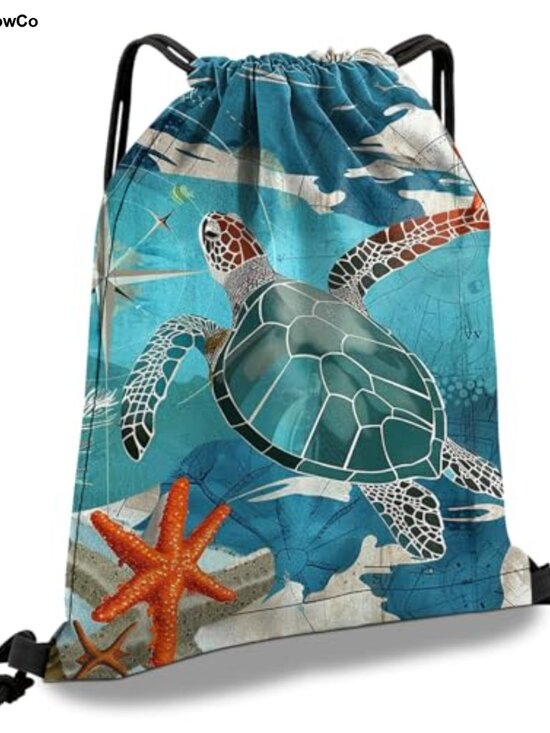 Handbags - Drawstring Backpack Oxford Cloth Waterproof Gym Travel Beach Sackpack